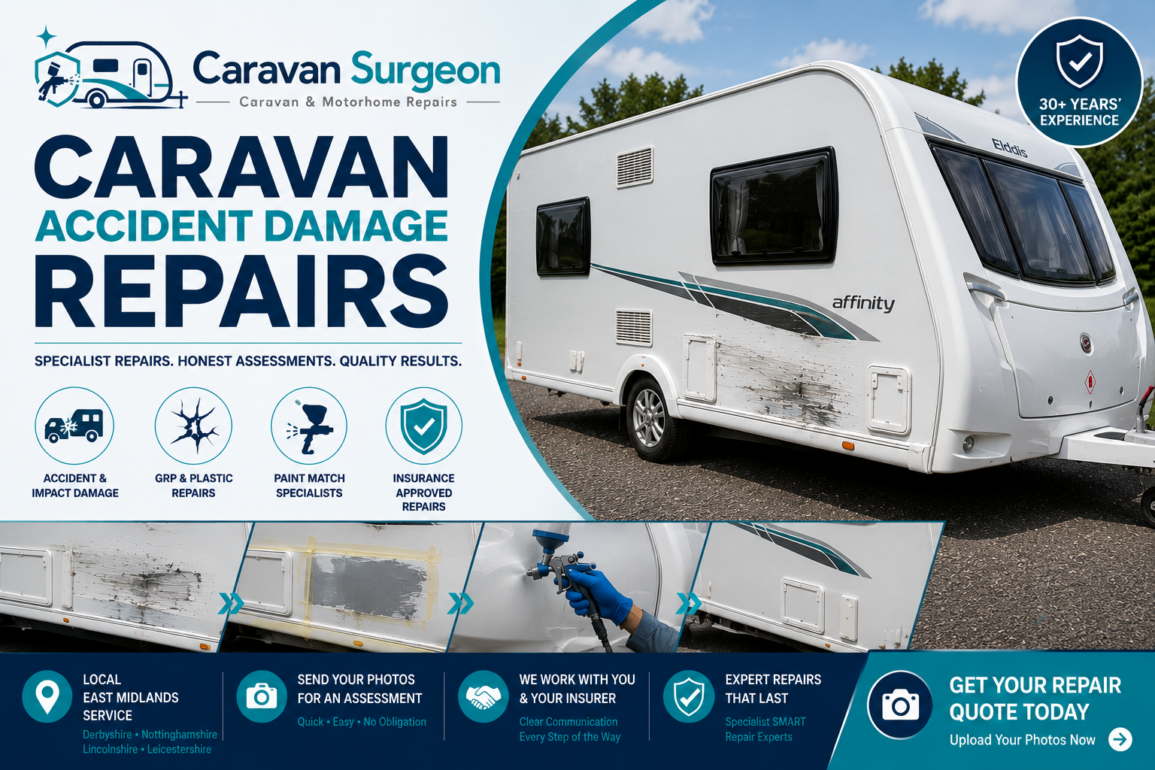 caravan accident damage repairs