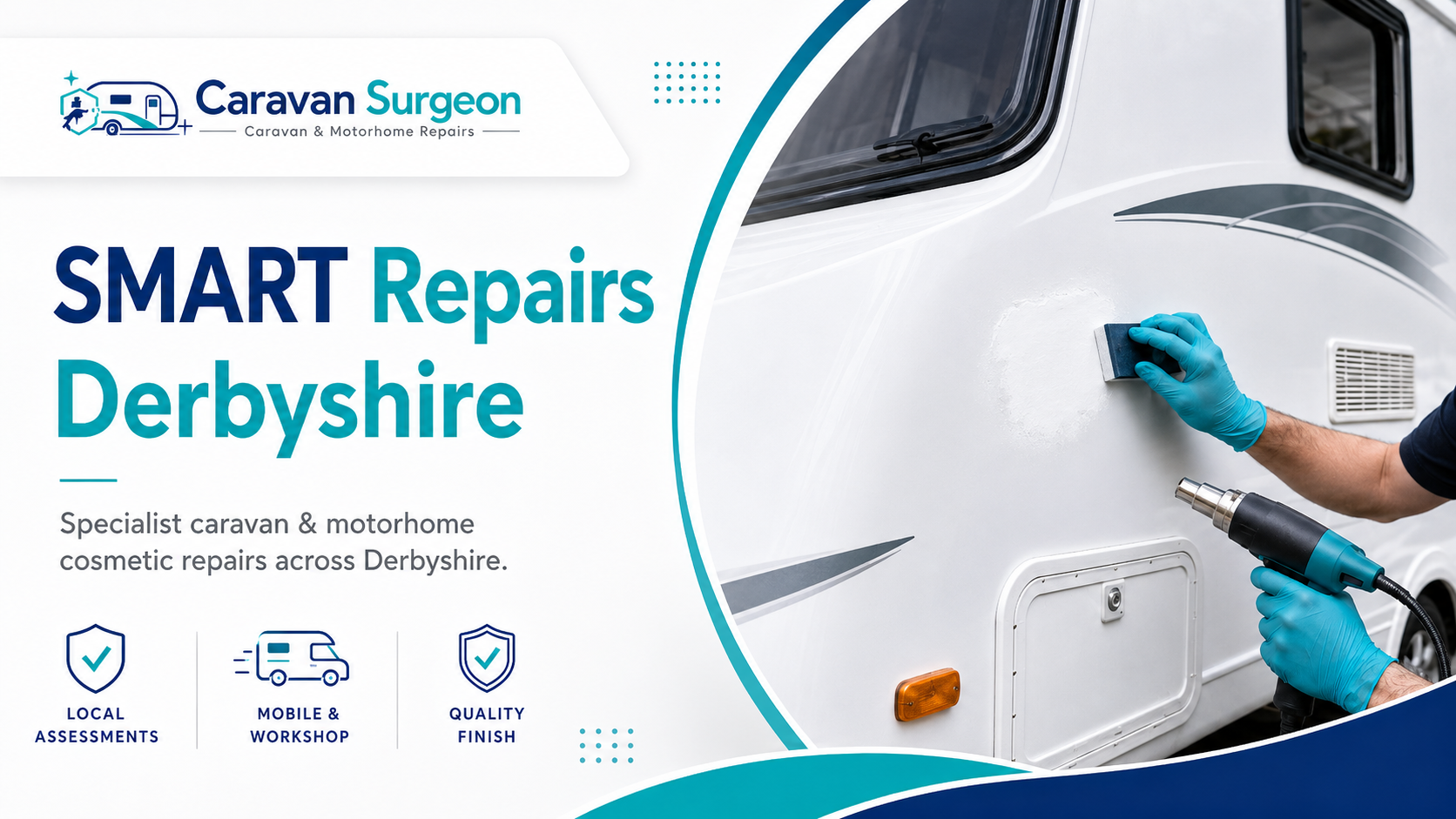 caravan smart repairs derbyshire