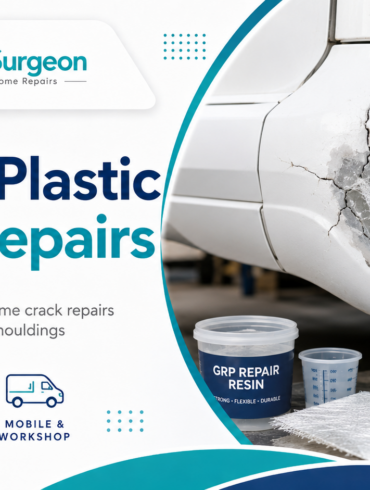 caravan grp plastic crack repairs